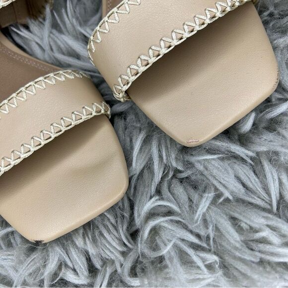 Joie Chiara neutral nude double strap square toe sandal women’s shoe size 8.5 - Picture 8 of 8